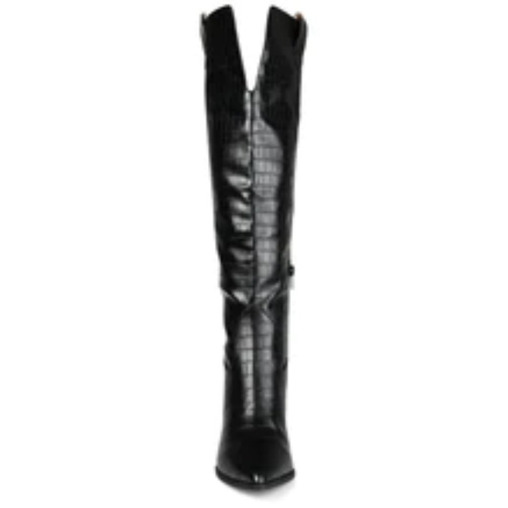 ๐ JOURNEE COLLECTION THERESE BLACK BOOTS SZ 7 NEW ๐ - Picture 14 of 16